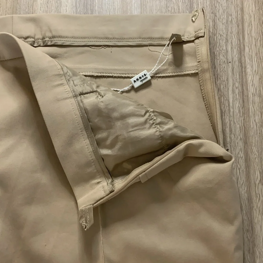 NWT Akris Punto Franca Techno Ankle Length Pants Size 14